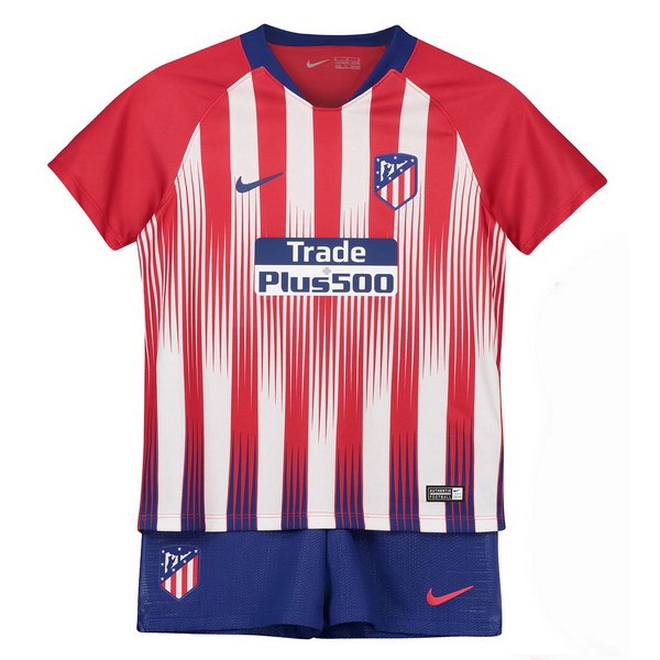 Camiseta Atlético Madrid 1ª Niño 2018-2019 Marino Rojo
